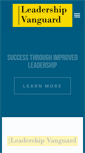 Mobile Screenshot of leadershipvanguard.com